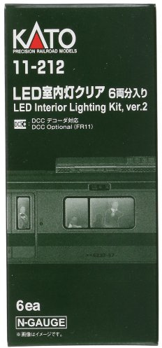 Kato 11-212 Cool White LED Coach Lighting Set (6)