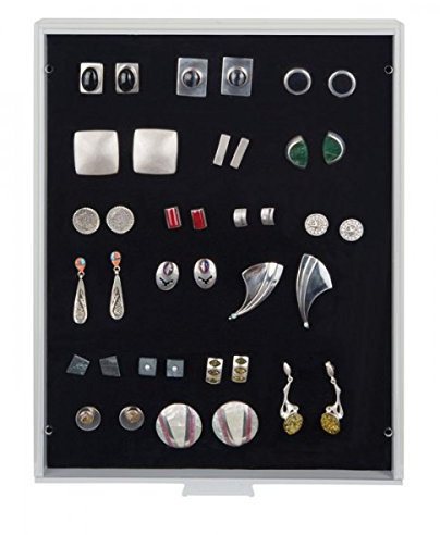 LINDNER Das Original Sammelbox Standard mit schwarzer Schaumstoffeinlage für PINs/Orden/Abzeichen