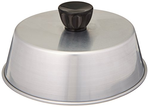 American METALCRAFT, Inc. Aluminum 6 in. Round Basting Cover w/Knob, 6-Inch, Silver