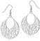 MATERIA Runde Ohrhänger Damen Ornamente orientalisch - große Ohrringe 925 Silber Ohrschmuck mit Geschenk-Box SO-60