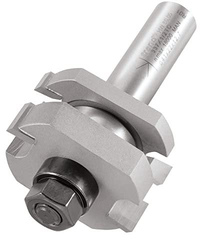 Trend Professional Tongue and Groove Set Router Cutter Bit, 1/2 Inch Shank, 41mm Cut Diameter and 6.35mm Cut Length, 337X1/2TC