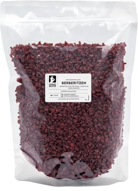 Bremer Gewürzhandel Berberitzen, getrocknet, sauer, sehr vitaminhaltig, für Quark, Müsli, Joghurt oder orientalische Reisgerichte, 1kg