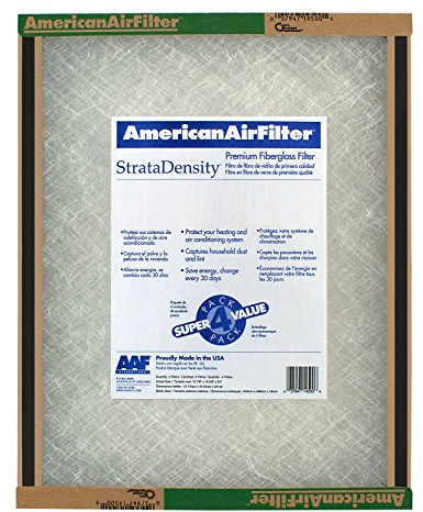 American Air Filter 20 X 30 X 1 StrataDensity Fiberglass Air Filter - 220-716-051 (Qty 12)