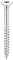 Connex KL3244040 Vis universelle TX 4,0 x 40 galvanisées 1000 g Bleu
