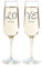 AMAVEL Sektgläser 2er Set mit Gravur für Paare, Love, Personalisiert mit Namen, Individuelle Sektflöten als Geschenk-Idee für Verliebte, Sektkelch Hochzeitsgeschenk, ca. 0,2 l