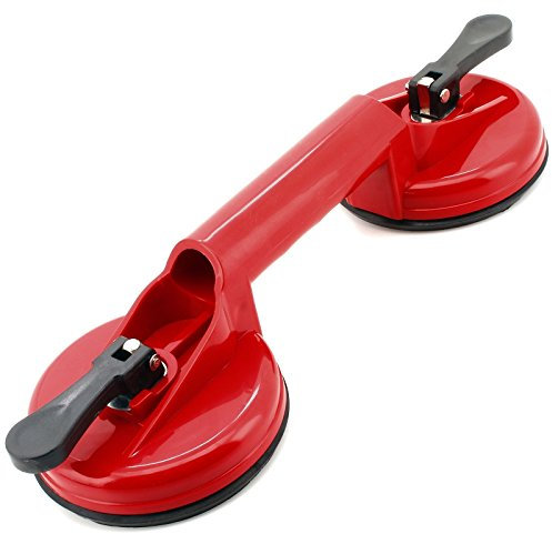 KREATOR Ventosa de cristal de 100 kg para aspiradora, elevador de parabrisas, soporte con ventosa, diámetro de 115 mm