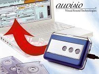 auvisio Tragbarer USB-Kassettenspieler TAPE2PC Blue Edition - Rettet Ihre Musik- & Hörspiel-Schätze auf MC flink ins digitale Zeitalter!