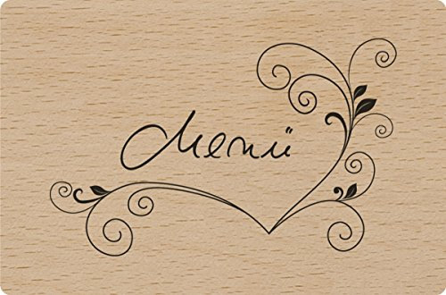 HEYDA 204888614 Motiv Stempel Text: Menü