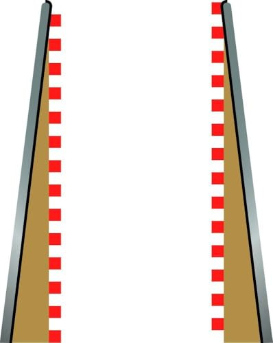 Scalextric C8233 Lead In Lead Out Border Barrier 1:32 Scale Accessory | 1:32 Scale Extension for Slot Car Set, Racing Gift Ideas for Adults & Kids, Racing Game Accessories