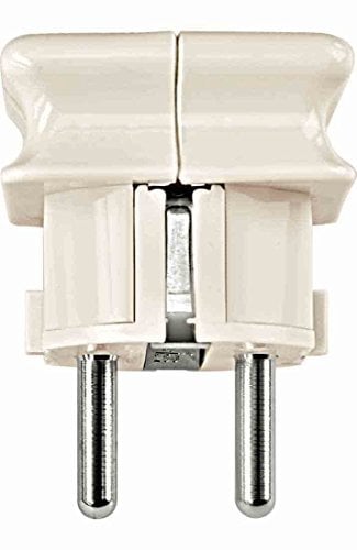 Merten 120927, weiß, 250 V, 1x Bruchgeschützter Schuko-Stecker