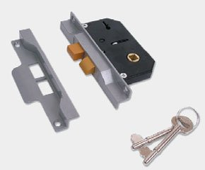 Union 2 Lever Rebated Sash Lock - 2242SE 78.5mm