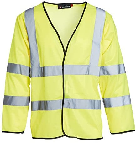 Blackrock Hi Vis Langarmwesten Gelb, Reflektierende High Vis Jacken, Hi Viz, Arbeits- & Sicherheitsbekleidung, Neon-Kleidung, Laufen, Jacke, Unsichtbar, Sicherheit, PPE, Fluoreszierend