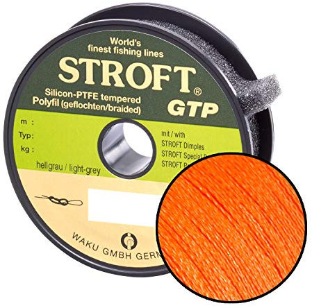 WAKU Schnur STROFT GTP Typ R Geflochtene 100m orange R1-0,150mm-4,5kg