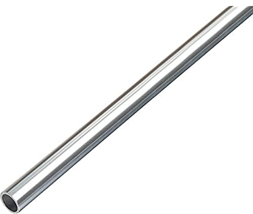 Alberts 488406 Rundrohr | Aluminium, chromdesign | 1000 x 10 x 1 mm