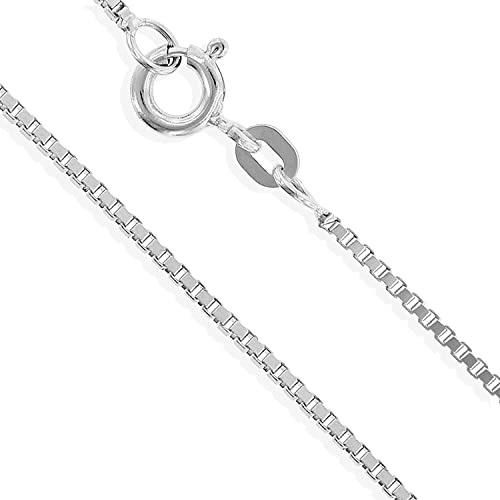 Weißgold Venezianerkette 14 Karat 585 Damenkette 42cm Ø 0,70mm (Art.301032)