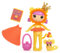 Mini Lalaloopsy Puppe - Kitty B. Brave [UK Import]