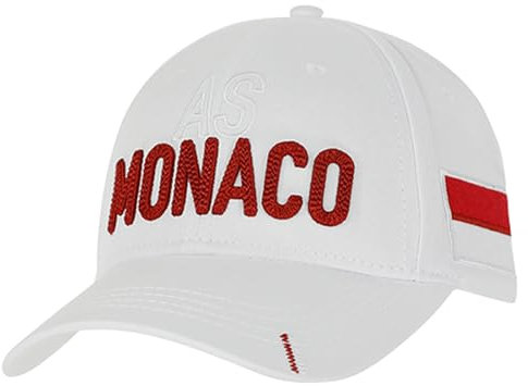 Cap ASM – offizielle Kollektion AS MONACO – Ertragen – Größe verstellbar Erwachsene (+ ab 14 Jahren)