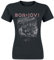 Bon Jovi Slippery When Wet Girl-Shirt schwarz, Schwarz, Skinny Fit XXL (UK 16-18)