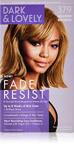 Dark and Lovely fade resistant rich conditioning hair colour, Golden Bronze 379