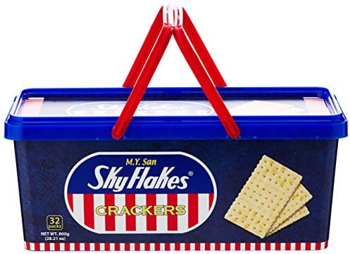 M.Y. San Skyflakes Cracker in Plastic Pail 800 g