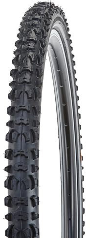 Prophete ATB 26 Pannenstopp-Reifen 26 x 1,95 (50-559), mit Reflexstreifen, schwarz, robust gegen scharfe Gegenstände, ECE-geprüft – Sicherer und langlebiger Fahrradreifen für ATB-Räd