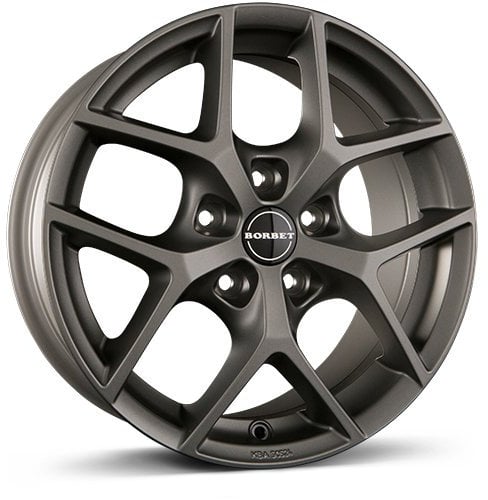 Borbet Y titan matt 7,5x17 ET43 5.00x120 Hub Bore 72.50 mm - Alu felgen