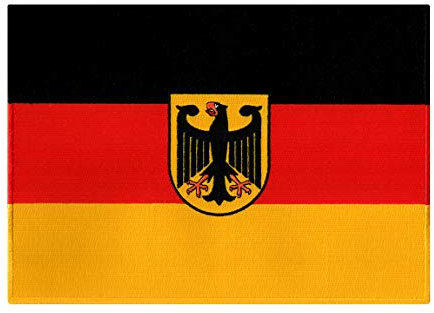 Großer Deutschland Flagge Aufnäher Deutschland bestickt Aufnäher Deutschland