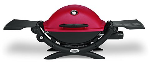 Weber® Q 1200 Portable Gas Grill, Propane Grill for Outdoor Cooking, Red