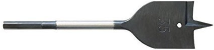 Oren s.r.o Flachfräsbohrer, Ø 40 mm, 2 Fluten, Zentrierspitze, Sechskantschaft, Holz