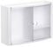 Tatay Armario Baño Horizontal | Fijación con o sin Tornillos | Polipropileno | Incluye Tornillos | Fácil Limpieza y Montaje | Soporta hasta 8 kg | Plástico Resistente | 46x15,5x32 cm - Glaçé