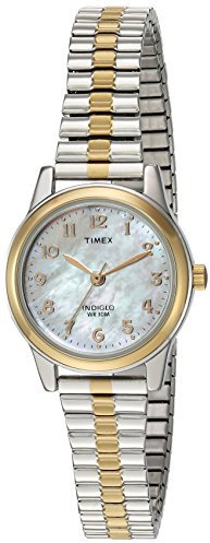 Timex Women Analog Quartz Watch with Stainless Steel Strap TW2P672009J