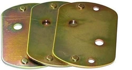 Hörmann Unterlegplatten-Set (3 Stück, Stärke 3 mm, zum Höherlegen des Auflaufbockes)