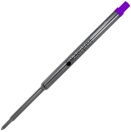 Monteverde Soft Roll Kugelschreiberminen für Waterman-Kugelschreiber, M-Spitze, Violett, 2 Stück