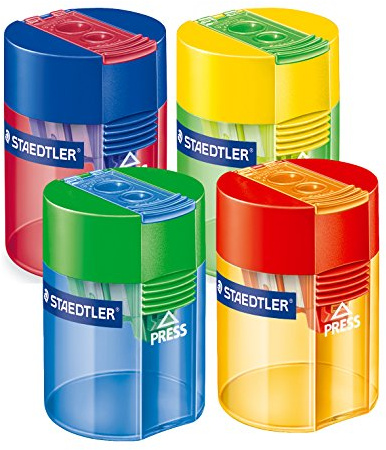 STAEDTLER Dosenspitzer STAEDTLER, 8,2 mm Ø, 40 x 56 x 42 mm, 4 Farbkombinationen