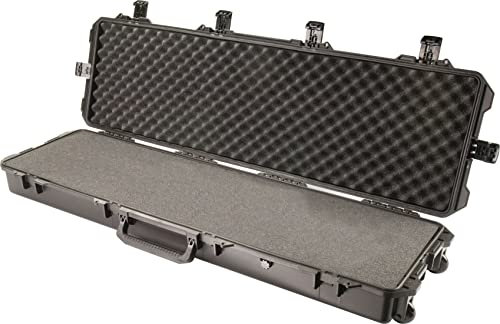 Peli Storm IM3300 Maleta técnica para trípodes, bípodes y Armas de Caza y de Tiro, Resistente al Agua y al Polvo, 70L de Capacidad, Fabricada en EE.UU., con Espuma Personalizable, Color Negro