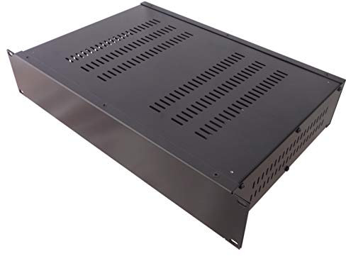 AllMetalParts 2U 19 Rack Mount Vented Enclosure Chassis Case [PC]