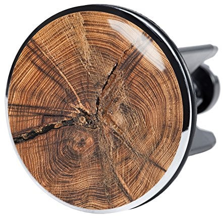 Sanilo XXL Waschbeckenstöpsel, viele schöne Stöpsel für das Waschbecken zur Auswahl, deckt den kompletten Abflussbereich ab (Old Tree XXL)