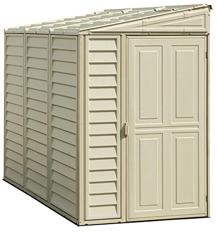 Duramax Modell 00614 4 x 8 sidemate Vinyl-Schuppen mit Foundation