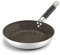 Pentole Agnelli ALSA111BBINF28 Sartén de aluminio con avellanado bajo infinito con mango tubular de acero inoxidable Cool, 28 cm, plateado