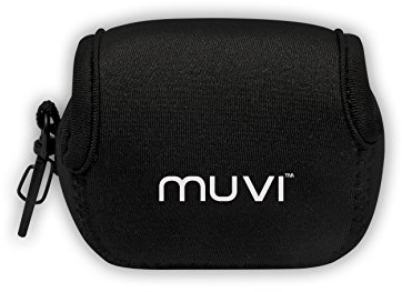 Veho Muvi Protective Neoprene Bag for Muvi KX-Series | Muvi K-Series | Muvi HD | Muvi Micro - Black [Small] (VCC-A049-KCB)