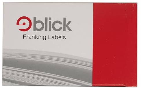 Blick Franking Labels - 40mm x 135mm - Box of 1000