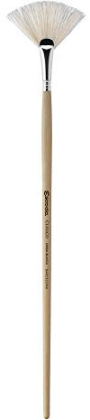 Speedball Art Products Escoda Clasico Series Long Handle Artist Paint Brush, Size 6, Chungking Hog Bristle