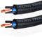 Van Damme Black Series Tour Grade 2 x 4.00mm Twin-Axial Speaker Cable, Black 268-545-000 10 Metre / 10M