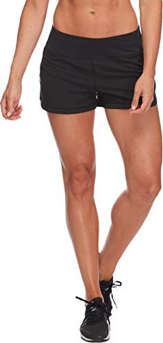 Body Glove Atmungsaktive Damen-Shorts, schwarz, X-Groß