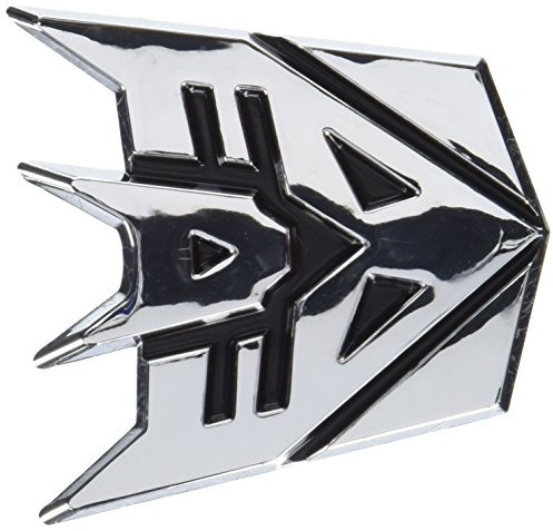 Deceptacon Transformer Chrome Emblem 3 Tall ((Not a Decal, High Quality Chrome)