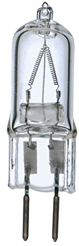 Satco S3427 1/Card 120V 50-Watt T4 GY6.35 Base Light Bulb, Clear