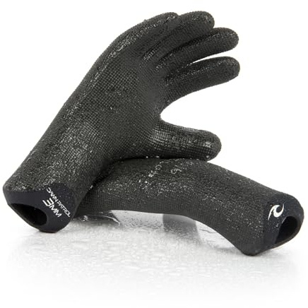 Rip Curl Dawn Patrol Junior 3mm Handschuhe - Erwachsene Unisex - Strapazierfähiges Hai-Haut-Mesh und rutschfestes Palm Kajak oder Kajakfahren