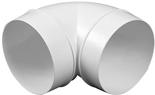Verbindungsstück Bogen 90º Vents PVC Lüftungsrohr/Flexrohr (150mm)