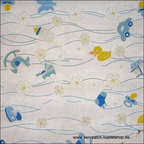 Baby hellblau (...568) - Deko Stoff