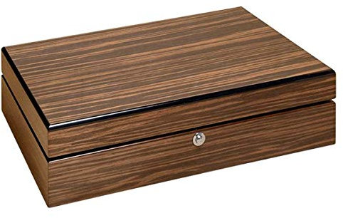 Uhrenbox Beco Makassar 10 mit Samtausschlag